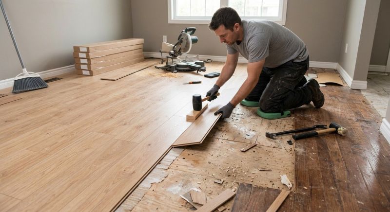 Laminate Floor Installation in Howard County, MD