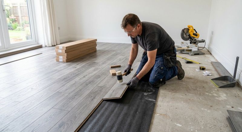 Laminate Floor Installation in Hydes, MD