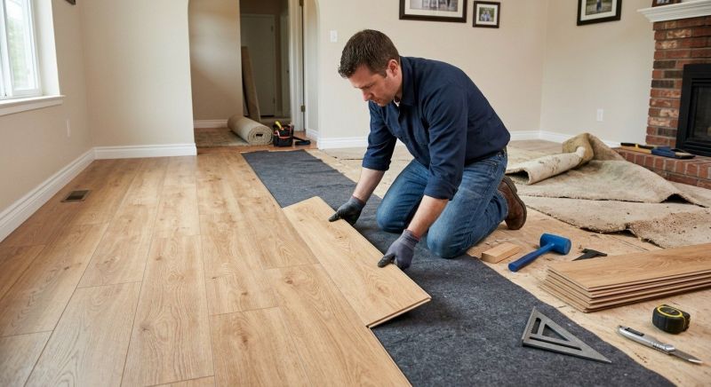 Laminate Floor Remodeling in Glen Burnie, MD
