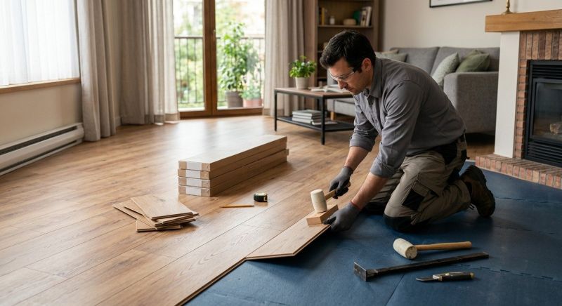 Laminate Floor Remodeling in Glen Burnie, MD