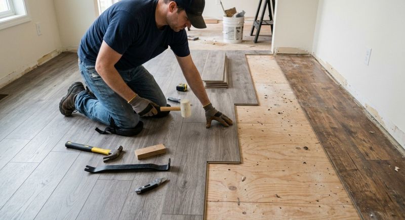 Laminate Floor Replacement in Cockeysville, MD