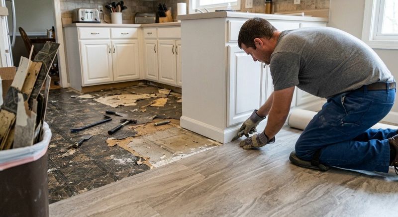 Linoleum Floor Installation in Chester, MD