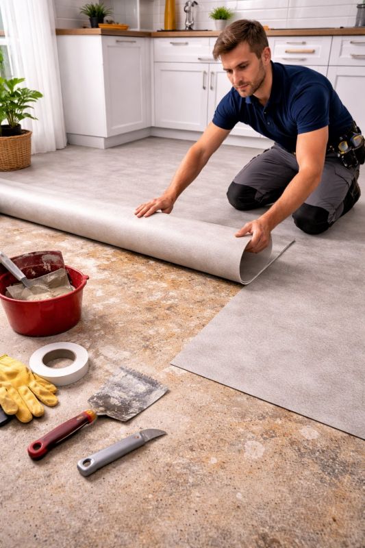 Linoleum Floor Installation in Davidsonville, MD