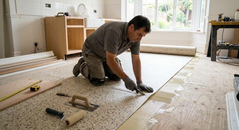 Linoleum Floor Installation in Lothian, MD