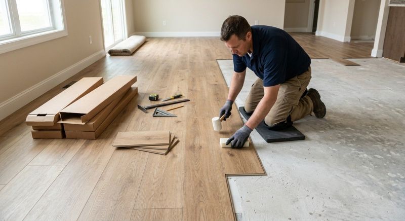 Luxury Vinyl Tile Installation in Crofton, MD