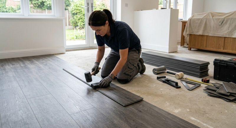 Luxury Vinyl Tile Installation in Ellicott City, MD