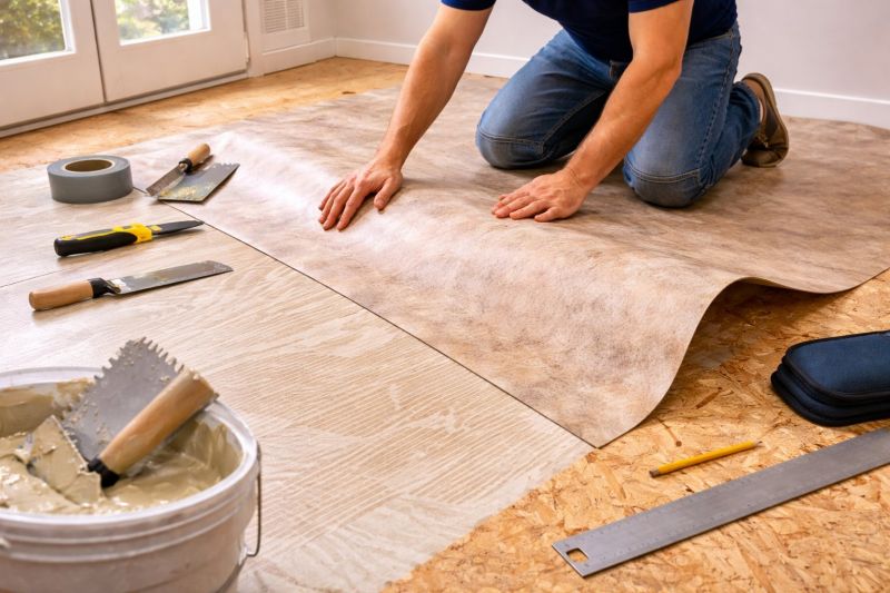 Sheet Flooring Installation in Laurel, MD