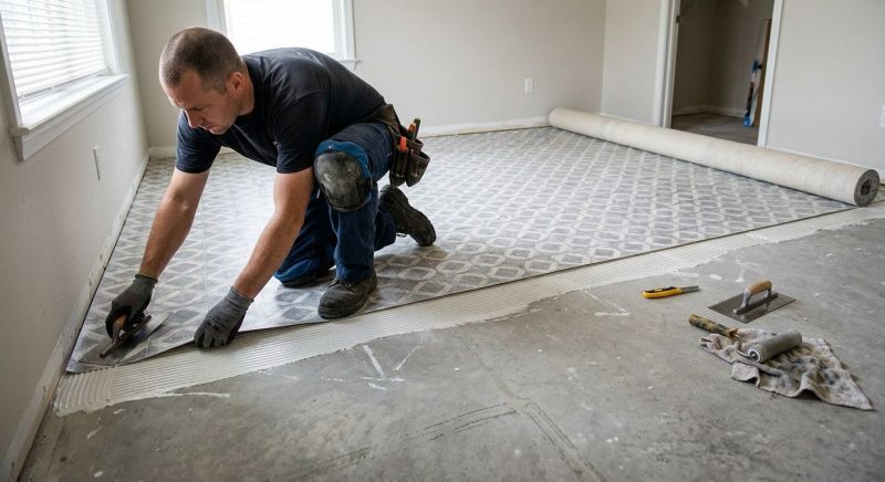 Sheet Linoleum Installation in Ashton, MD