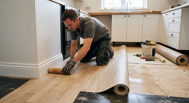 Sheet Linoleum Installation in Joppa, MD