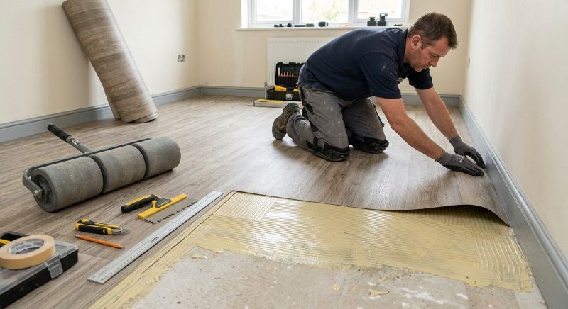 Sheet Vinyl Installation in Carroll County, MD