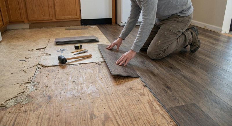 Vinyl Flooring Installation in Lothian, MD