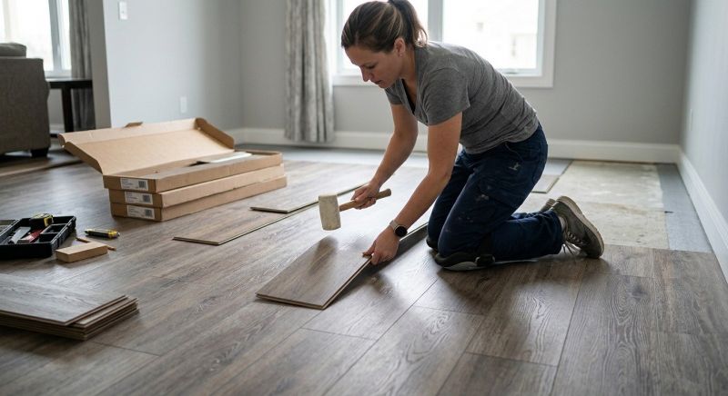 Vinyl Plank Floor Installation in Glen Burnie, MD